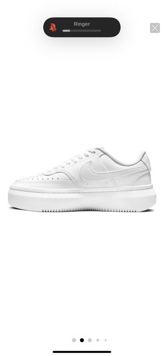 Оригинални Nike Court Vision Alta от естествена и еко кожа