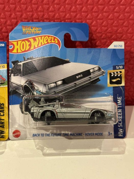 Hot Wheels сет 3 броя – KITT + DeLorean + Plymouth Superbird | нови