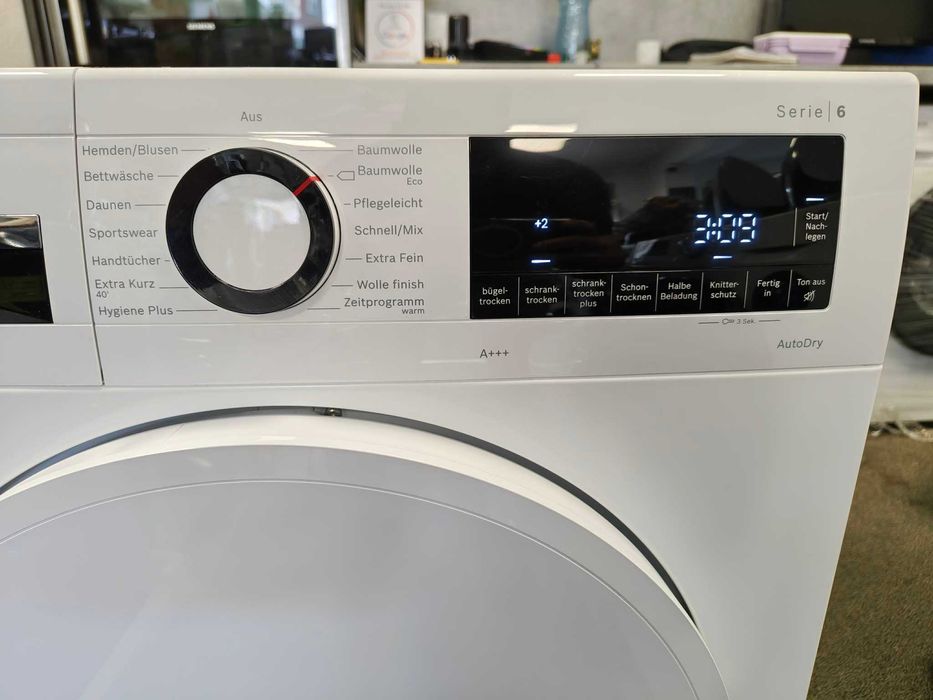 А+++ Сушилня с термопомпа Bosch-Бош Серия-Serie 6 8 кг Sensitive Drying System