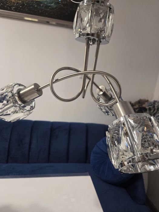 Lustra living  cu cristal