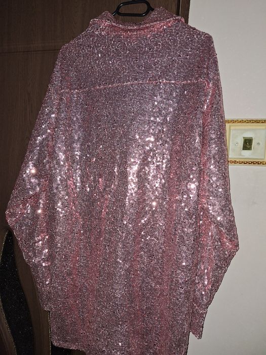 Bluza paiete,mov,nr 50,52
