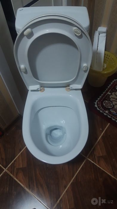 Унитаз рабочий..