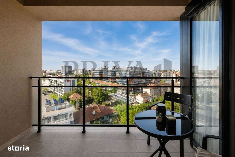 Apartament lux 2 camere, 52 mp, etaj 10, parcare, Nord One Brediceanu