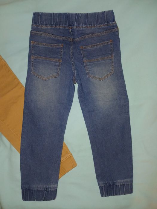 Lot pachet pantaloni jeans jogger TEX, marime 4-5 ani, 4 bucati