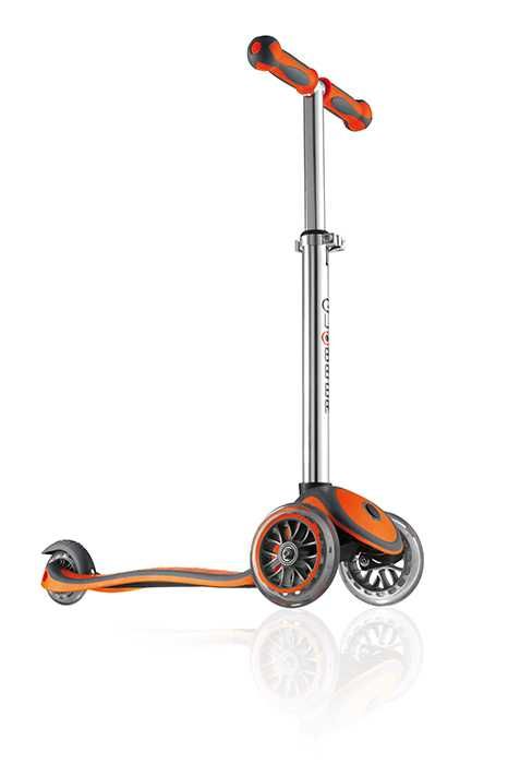 Trotineta Globber Orange, ghidon reglabil 3 nivele inaltime.