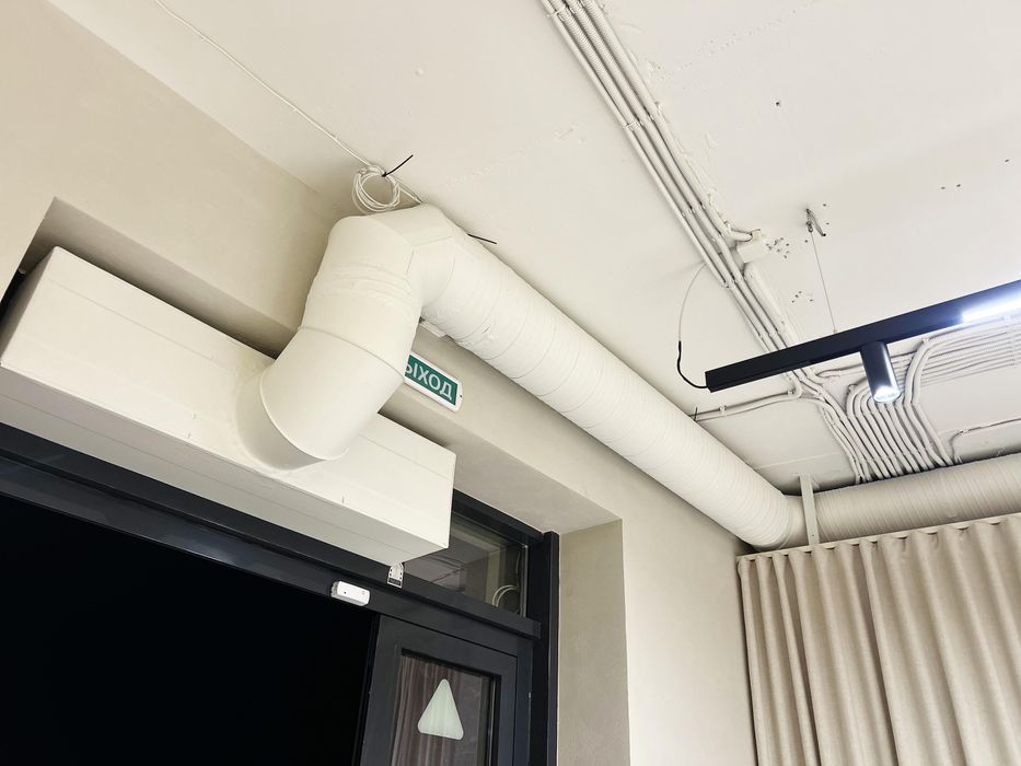 Монтаж системы вентиляций