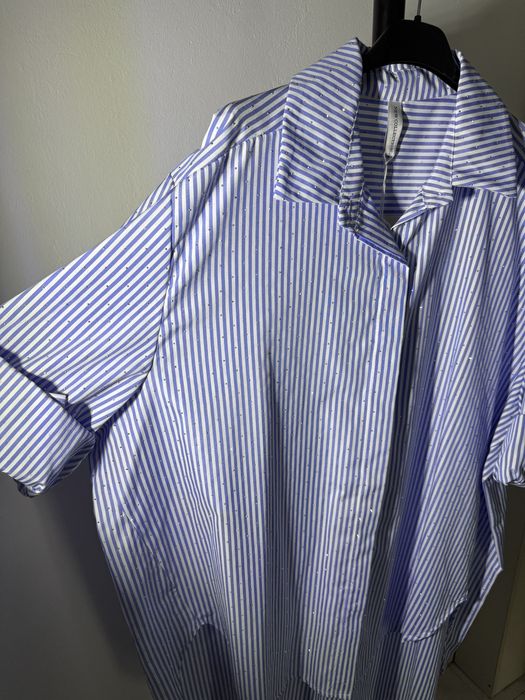 Camasa lunga cu strasuri marime universala