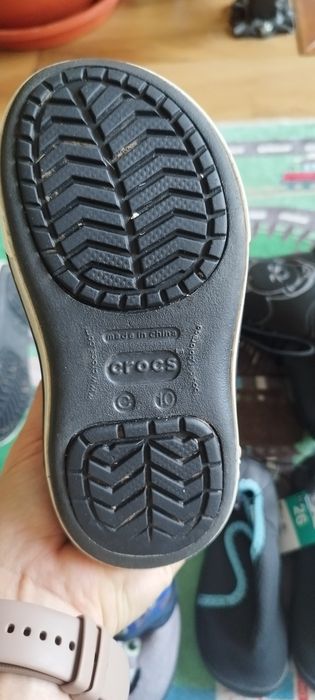Cizmulițe crocs impermeabile si căptușite de toamnă-iarna c10 /27-28