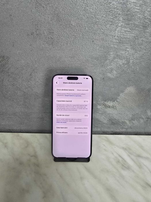 iPhone 15 Pro Max 256GB Blue Baterie 87 % Bmg Amanet 100850
