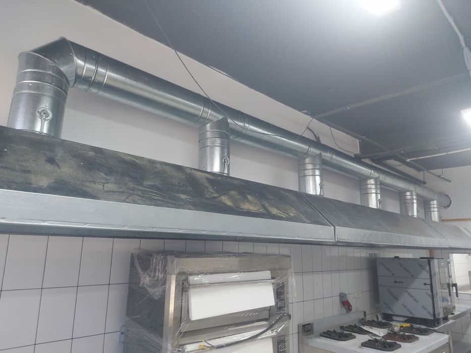 Вентиляция монтаж. Вытяжка