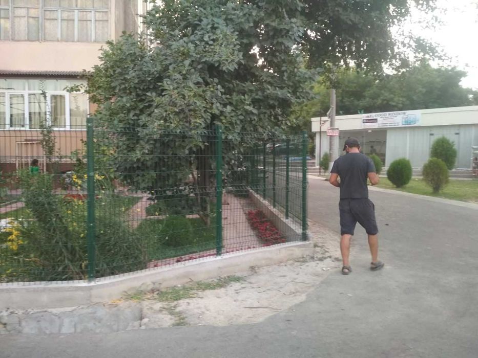 Bog’ uchun setka o’rnatish bilan