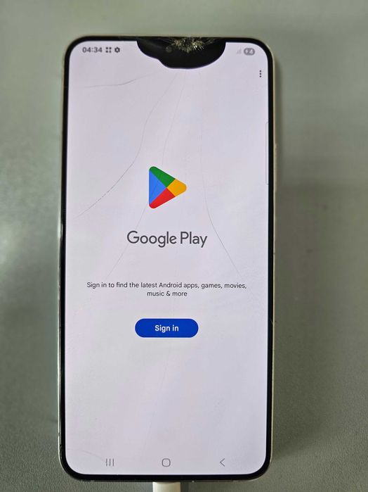 Дисплей със сребърна рамка за Samsung S22 plus 5G
