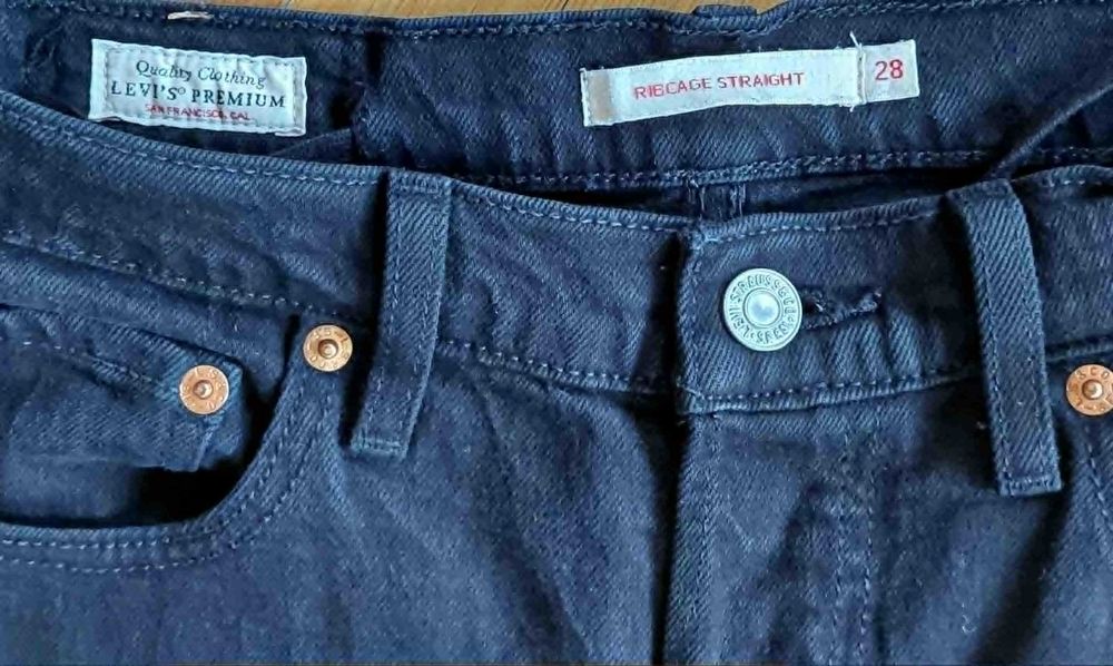 Levis ribcage straight дамски дънки