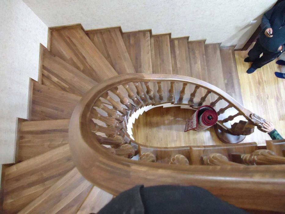 Деревянные лестницы перила ступеньки perila stupenka perilla qilamiz