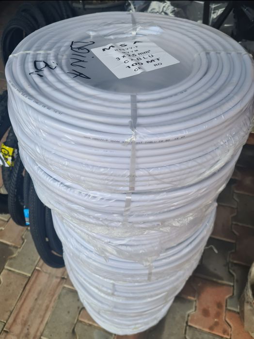 Cablu electric litat 100m 2x1,5/2x2,5/ 3x1,5/ 3x2,5