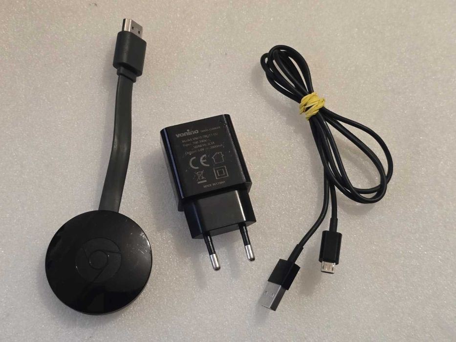 Google Chromecast 2 (Model NC2-6A5), Full HD 1080p, Wi-Fi Dual-Band