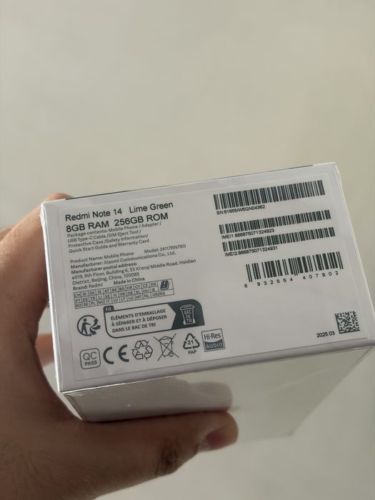 Redmi note 14 8/256 Lime Green