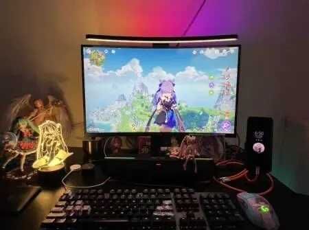 RGB извита светлина Bar LED лента, Лампа за извит монитор на компютър