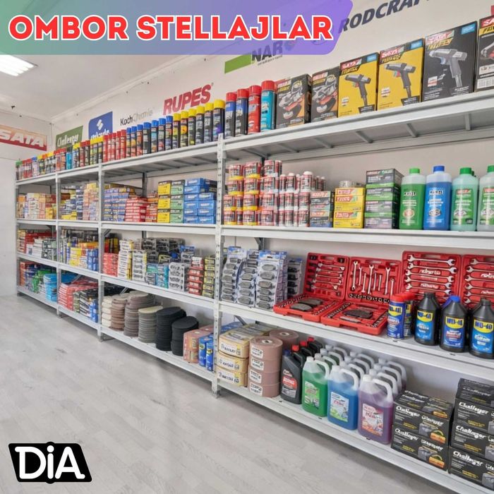 Складские стеллажи, стеллаж для склада, ombor stellaj, tokcha