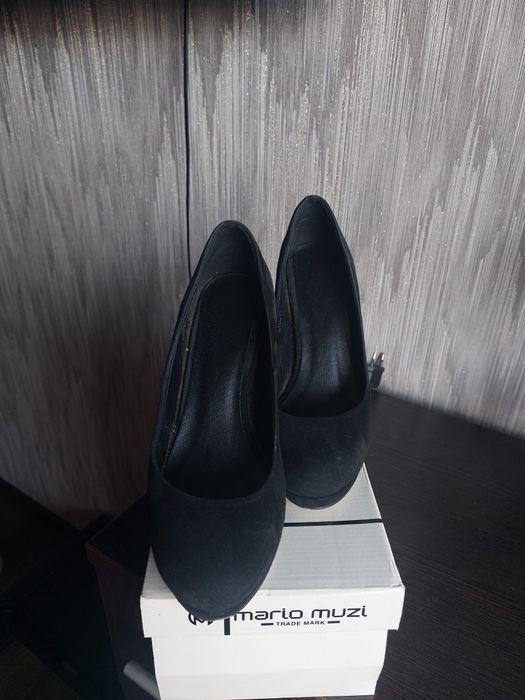 Туфли натуральная замша