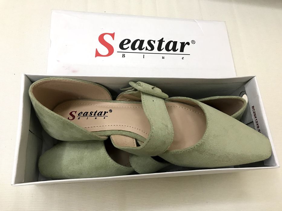 Pantofi Marco Tozzi noi, culoare fistic
