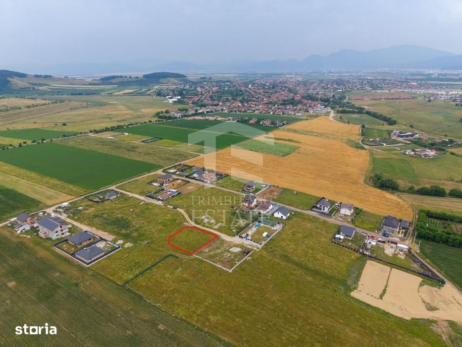 Sanpetru |Teren intravilan 733mp | 3 fronturi stradale