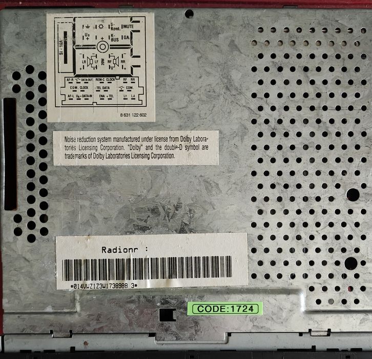 Радиокасетофон VW Gamma V