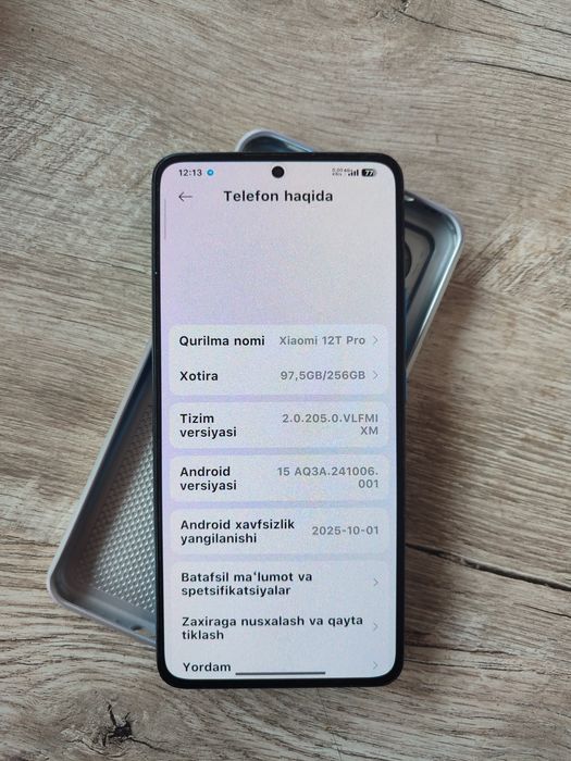 Xiaomi 12t pro   256/12+¹²