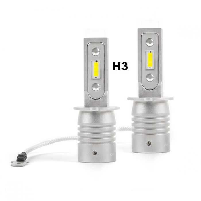 Диодни крушки за фар 3900 V9 H3 +150% 2бр/к-т