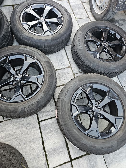 Jante originale Audi Q3 r17 cu cauciucuri de iarna