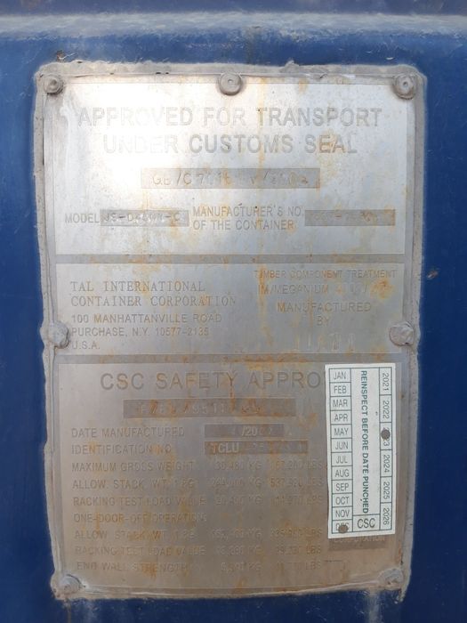 Kanteyner. 12 metrlik. Qalin listli. Hujjatiga kafolat.2000