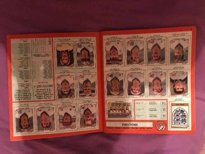 album fotbal complet Mexico 1986