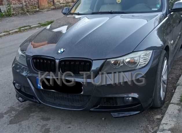 Бмв е90 сплитери за фейс / спойлер за е90 / Bmw e90 LCI M Tech