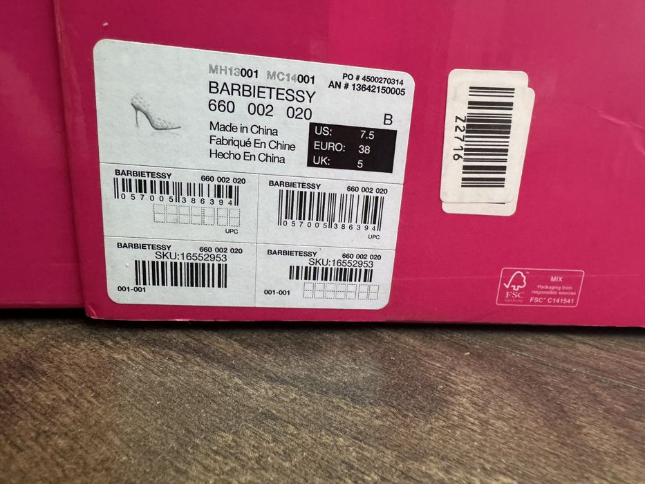 Обувки Barbie x Aldo 38 размер Limited Ed.