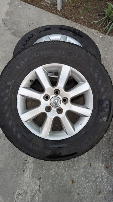 Vând roti de iarna pe 16 5x114.3 Toyota