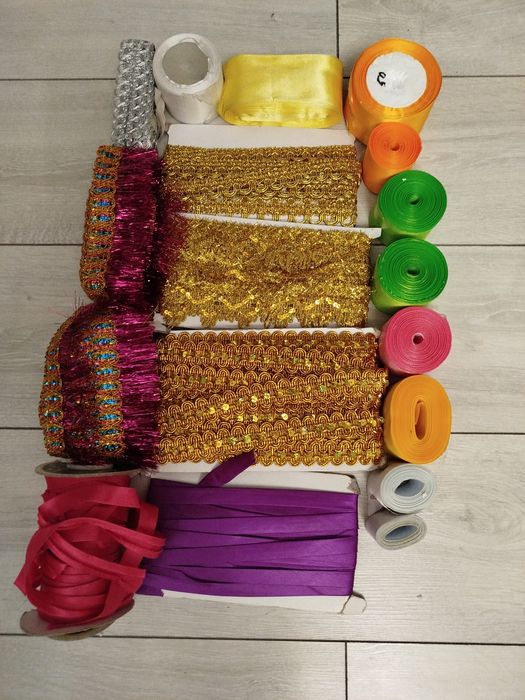 Продам вельвет,ткани,тесьму,ленты