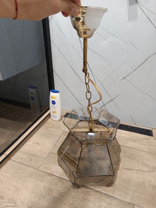 Стъклен полилей Е27