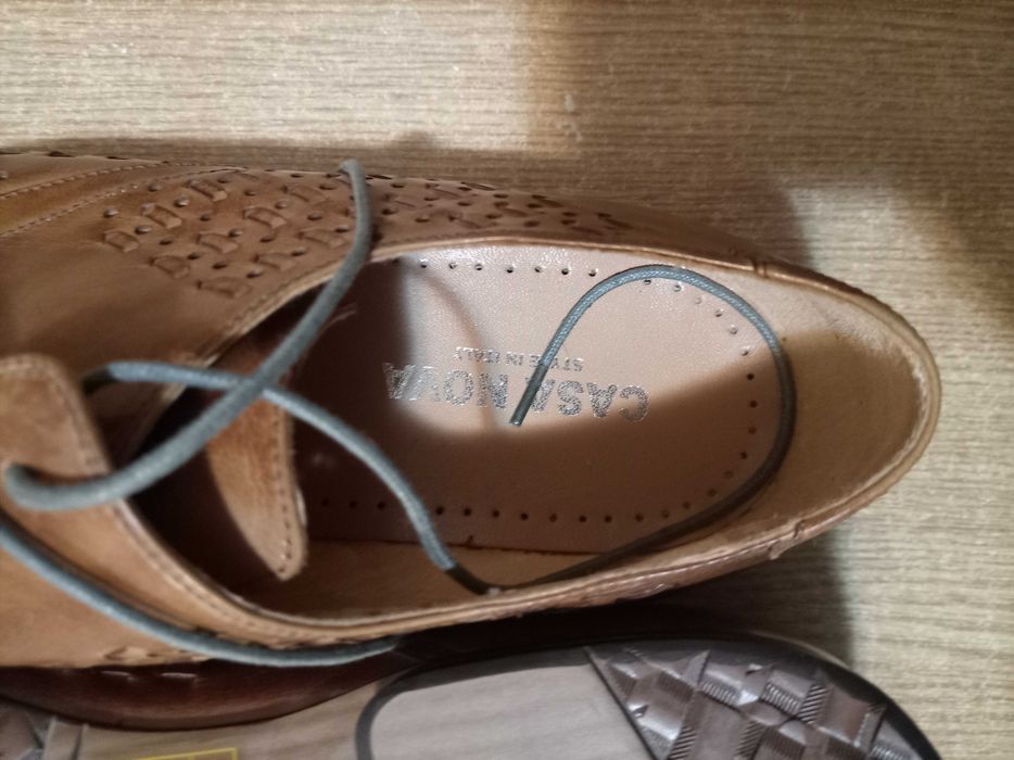 Pantofi bărbătești din piele, maro, Casa Nova marimea 43