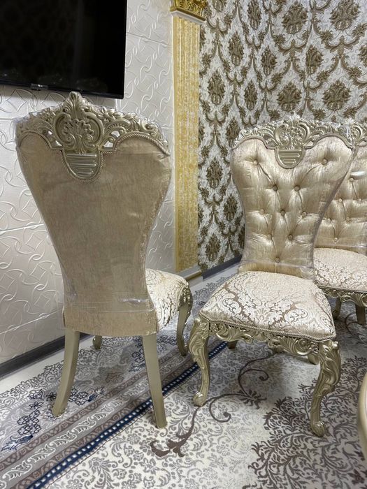 ЦЕХ дан Стол стулар, София ва Хуррам стулимз ёгочи ёнгок.