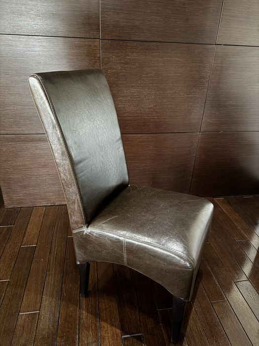 Set Scaune piele naturala maro