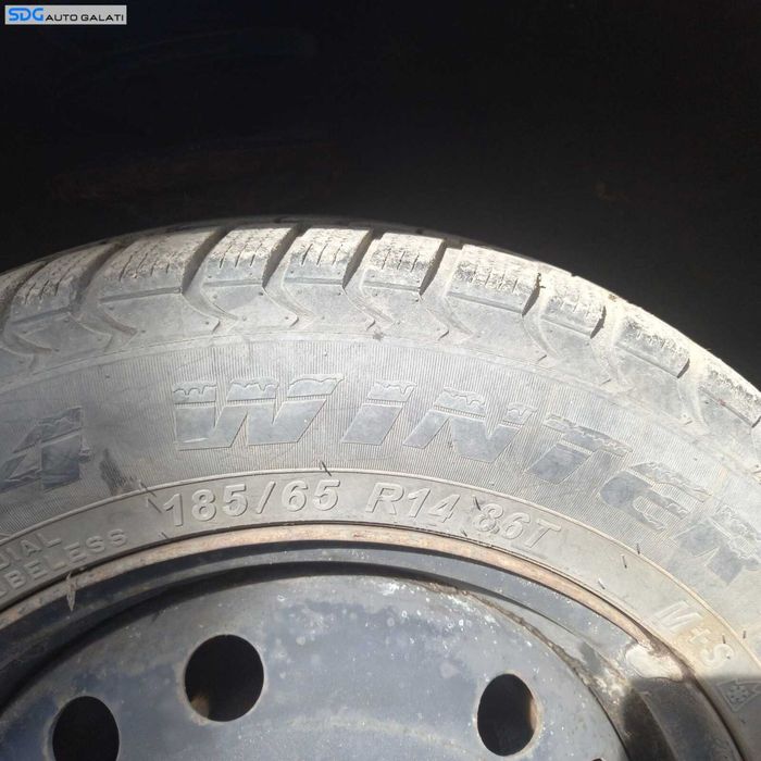 Roata Janta Rezerva Tabla 4x114,3 cu Anvelopa Cauciucuri Iarna Dot 2011 Daewoo Leganza 2003 - 2006 [C0971]