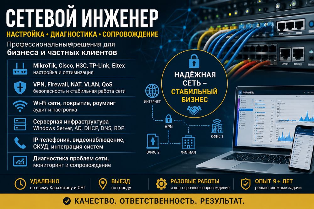 Сетевой инженер | Настройка