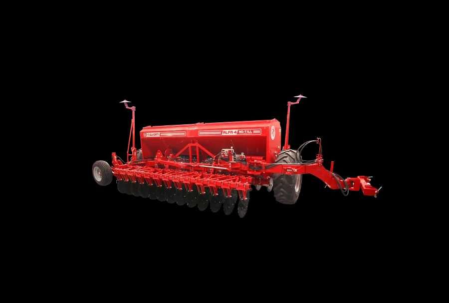 Semanatori de paioase (cereale) ALFA 4 NO-TILL Semi-tractat Latimea de lucru: 4 m NOU Garantie Livrare rapida