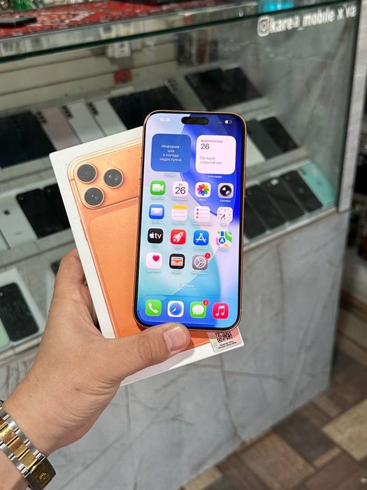 iphone 17 pro Max 256gb sim e sim imeydan otgan 9 marta zaryada qo'yil