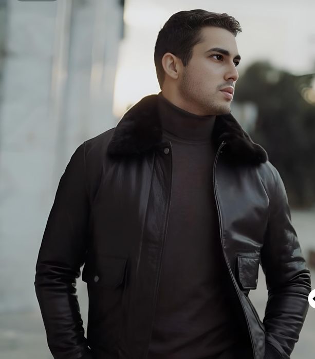 Кожаная куртка демисезонная