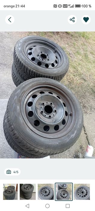 Vând set roti iarna 205 55 16