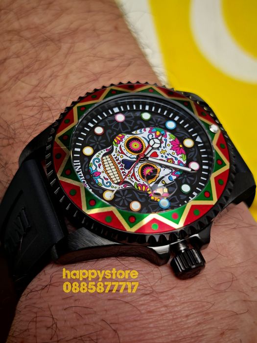 INVICTA Muertos Fiesta 43 mm, нов ръчен часовник