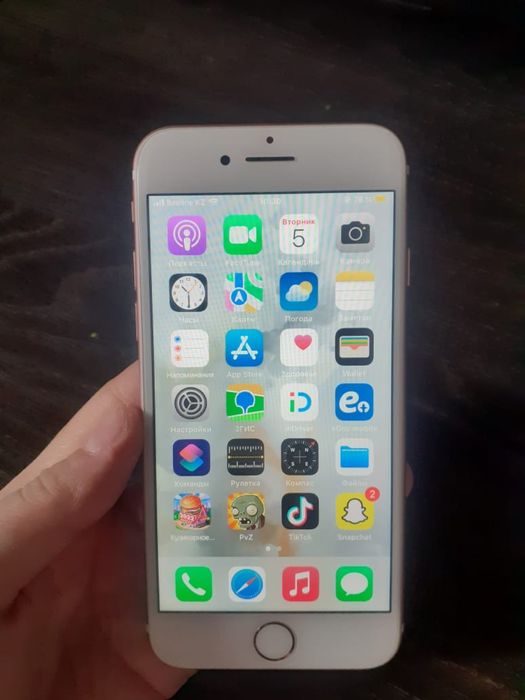 apple iPhone 7 розовый, 128 гб.