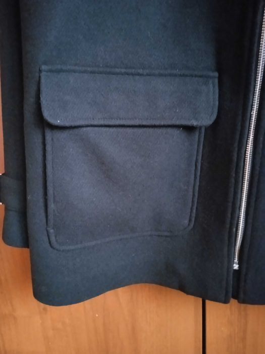 H&M ново късо палто с цип и качулка.40 размер