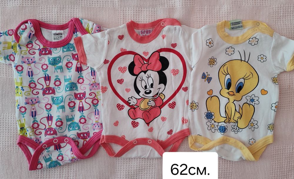 Лот от запазени бебешки дрешки 3-6м Обща  цена 45 €